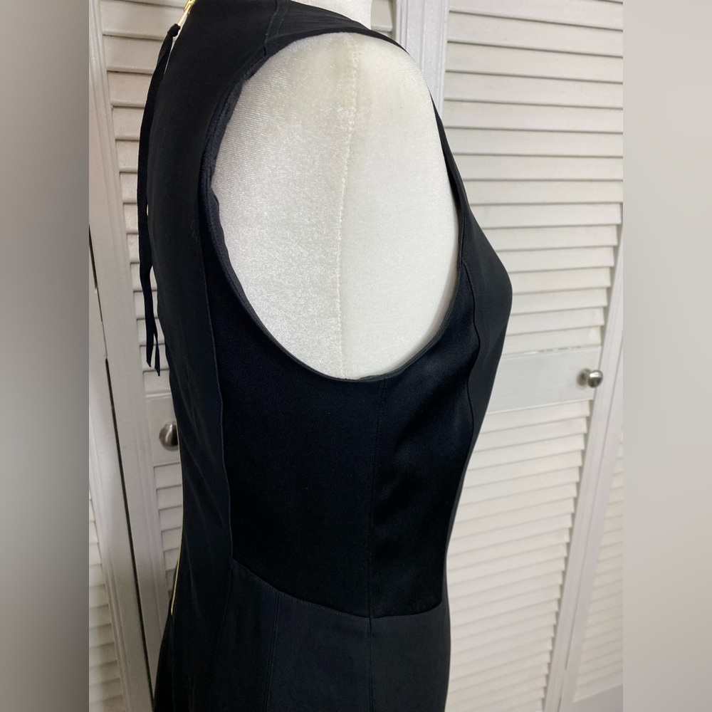 Size 4 Rag & Bone Sleeveless Little Black Dress w/ Side Paneling & Back Zipper - Picture 6 of 11